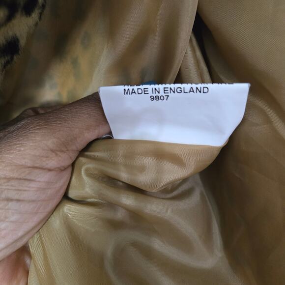 Neiman Marcus Leopard Print Coat Tan Faux Fur Plush Animal Dressy Winter 4 Girls - Picture 12 of 12